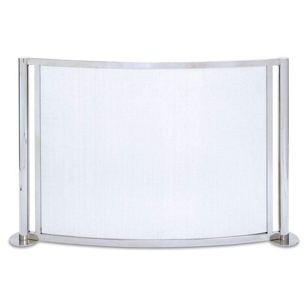 Pilgrim 48" Polished Nickel Panorama Bowed Screen