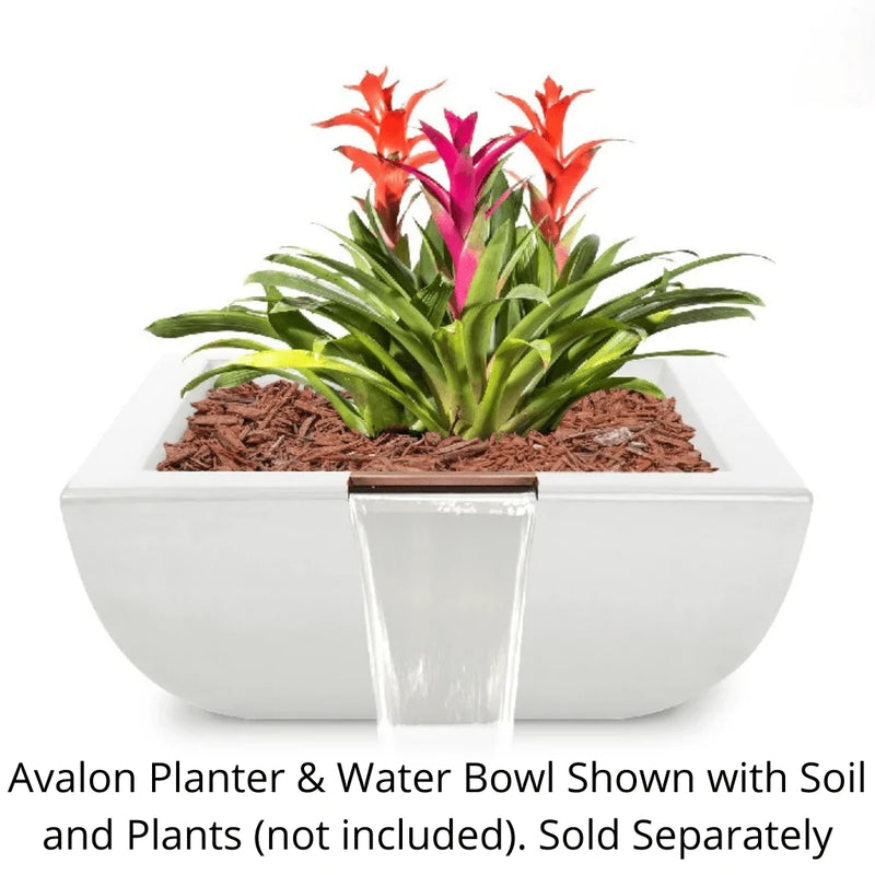 The Outdoor Plus - Avalon GFRC Concrete Planter Mold & Water Bowl