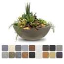 The Outdoor Plus - Sedona GFRC Concrete Round Planter and Water Bowl