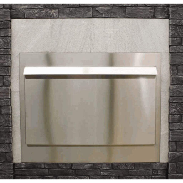 Empire | Carol Rose 42" Stainless Steel Weather Door for Premium Outdoor Firebox Accessory