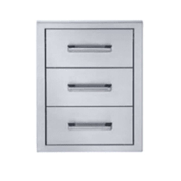 Primo Grill - 18" Triple Drawers