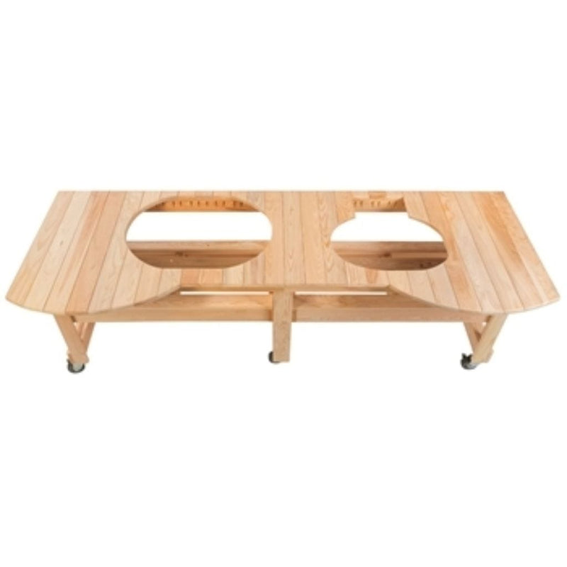 Primo Grill - Cypress All Event Grill Table for Oval X-Large and Oval Junior (incl PG00400)