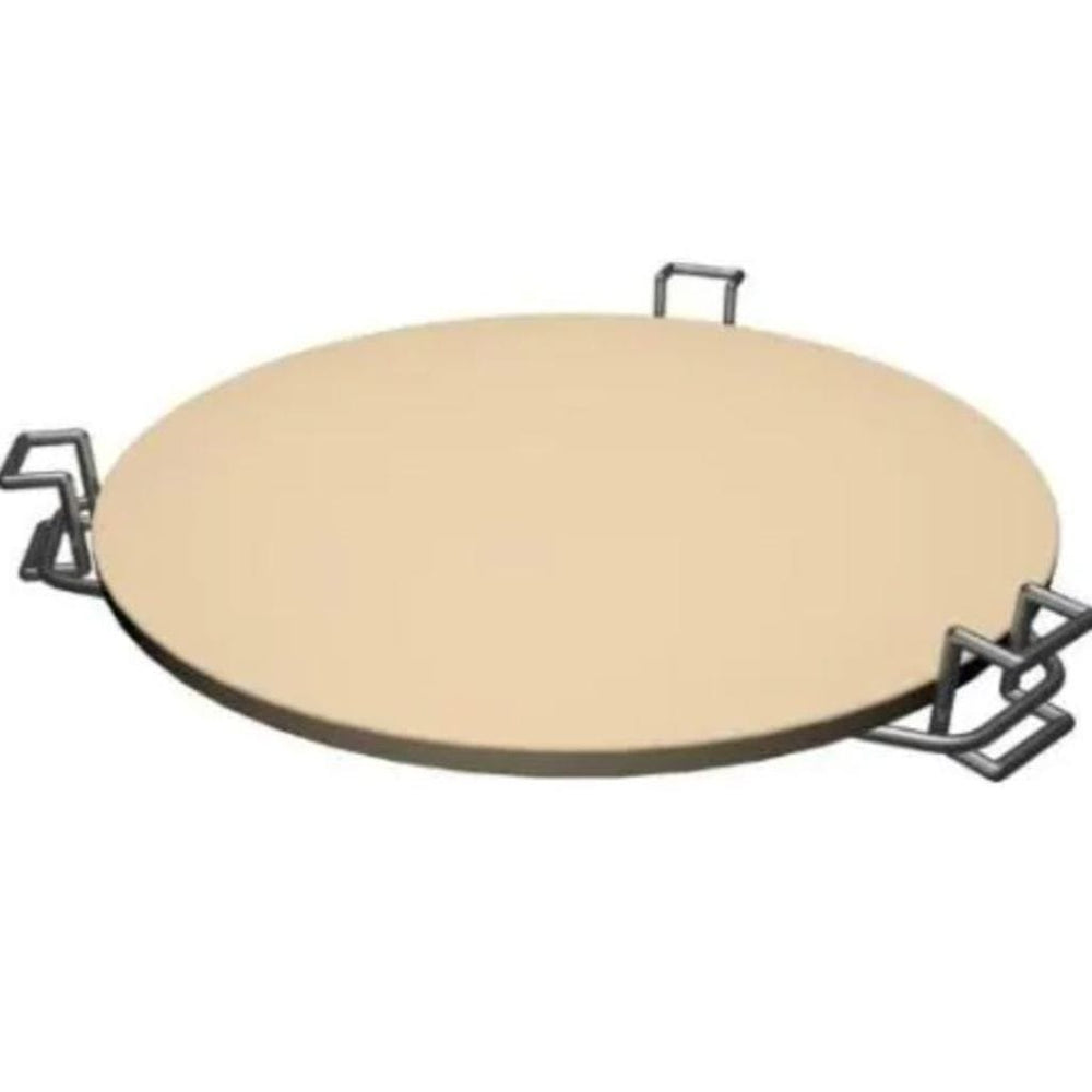 Primo Grill Heat Deflector Plate w/ Rack for Kamado (1