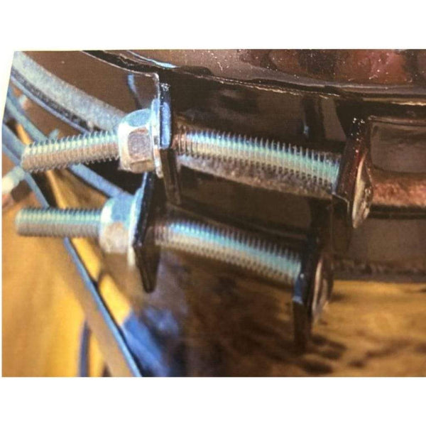 Primo Grill - Stainless Steel Hinge and Handle Kit for Large with non looped Bands