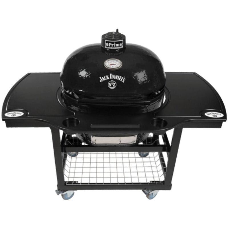 Primo Grill - X-Large 400 Oval Ceramic Kamado Grill with Stainless Steel Grates - Jack Daniel’s Edition