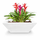 Products MAYA CONCRETE PLANTER BOWL-Without Water - MAYA CONCRETE PLANTER BOWL-Without WaterThe Outdoor Plus - Maya GFRC Concrete Square Planter Bowl