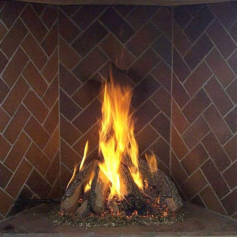 Rasmussen 30" Retiring Tipi Vented Gas Log for Rumford Fireplaces