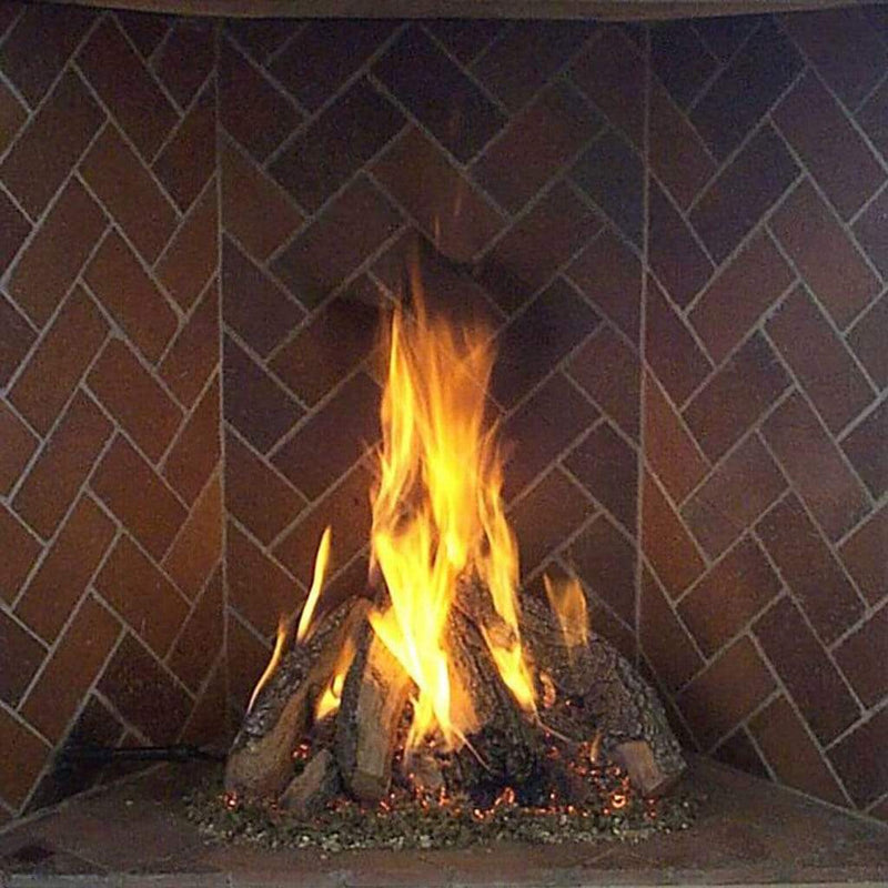 Rasmussen 42" Retiring Tipi Vented Gas Log for Rumford Fireplaces