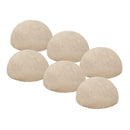 Rasmussen 6" Diameter Half Smooth Fireballs Pack - 6 Pieces