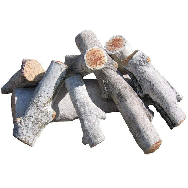 Rasmussen FP20WBR Fire Pit Birch Logs with 20" Diameter Footprint