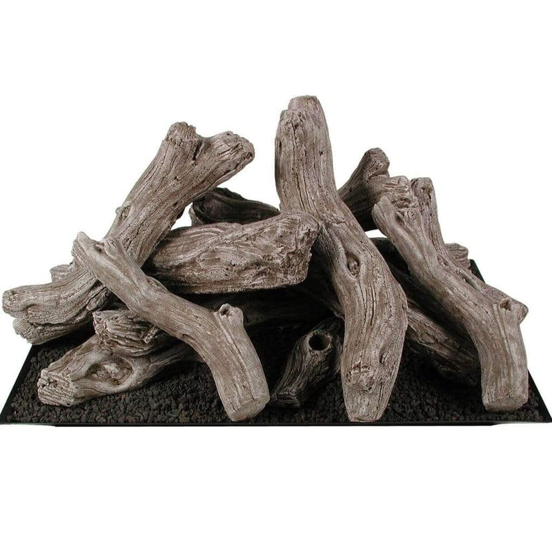 Rasmussen FP27WD Manzanita Driftwood Fire Pit Logs with  27" x 16" Footprint