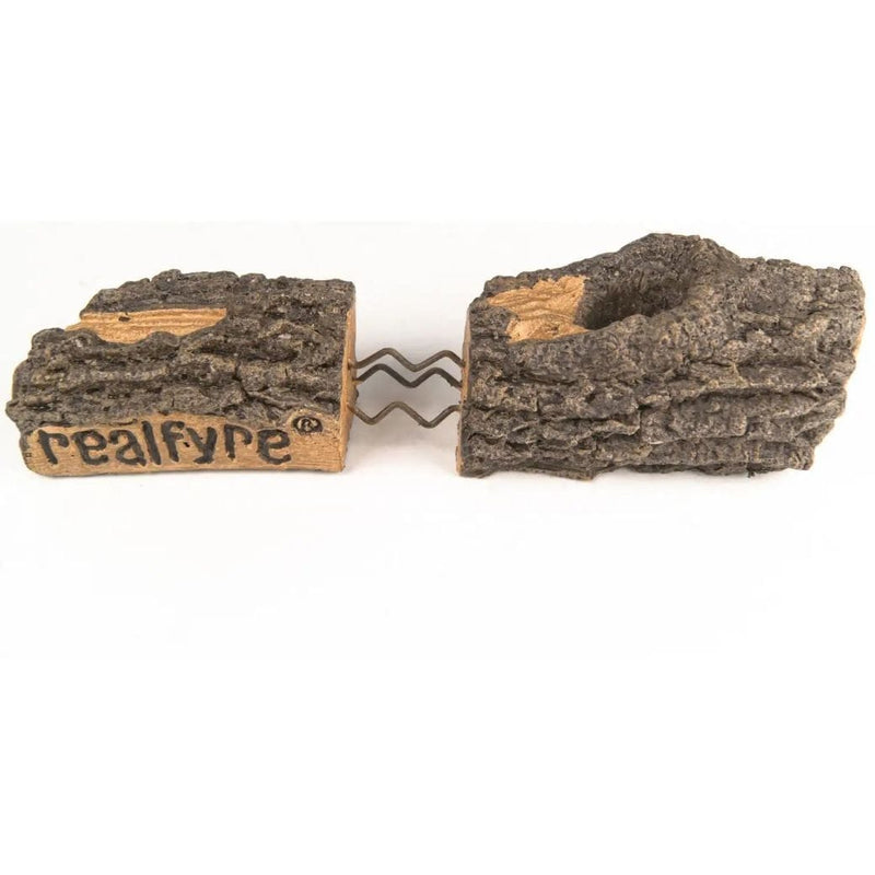 Real Fyre 16" Burnt Rustic Oak Gas Log Set