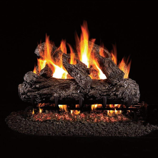 Real Fyre 18" Rustic Oak Gas Log Set