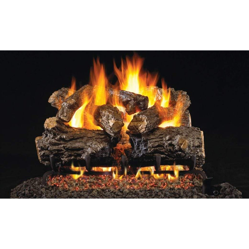 Real Fyre 24" Burnt Rustic Oak Gas Log Set