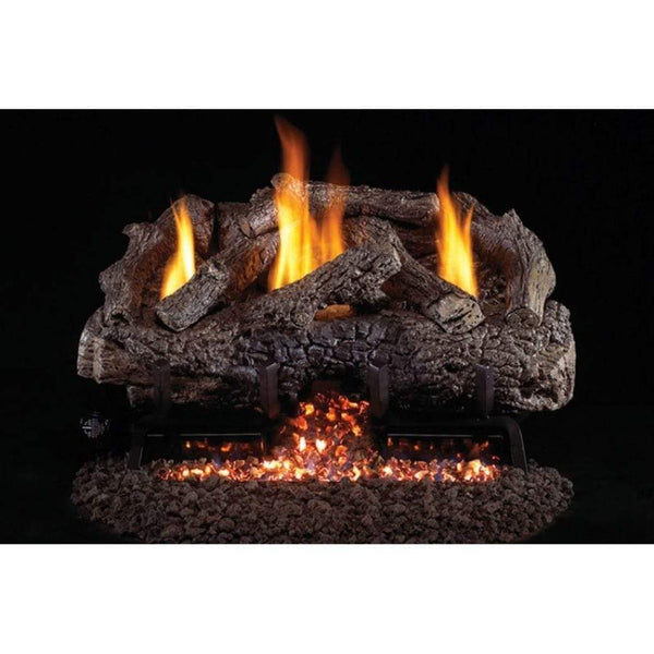 Real Fyre 24" Charred Frontier Oak Gas Log Set