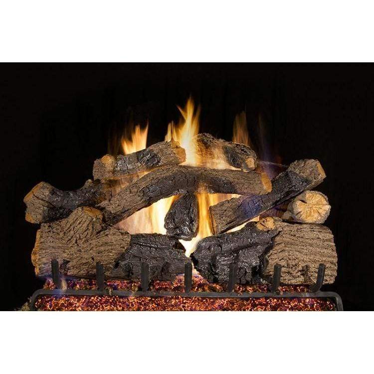 Real Fyre 24" Charred Grizzly Oak Gas Log Set