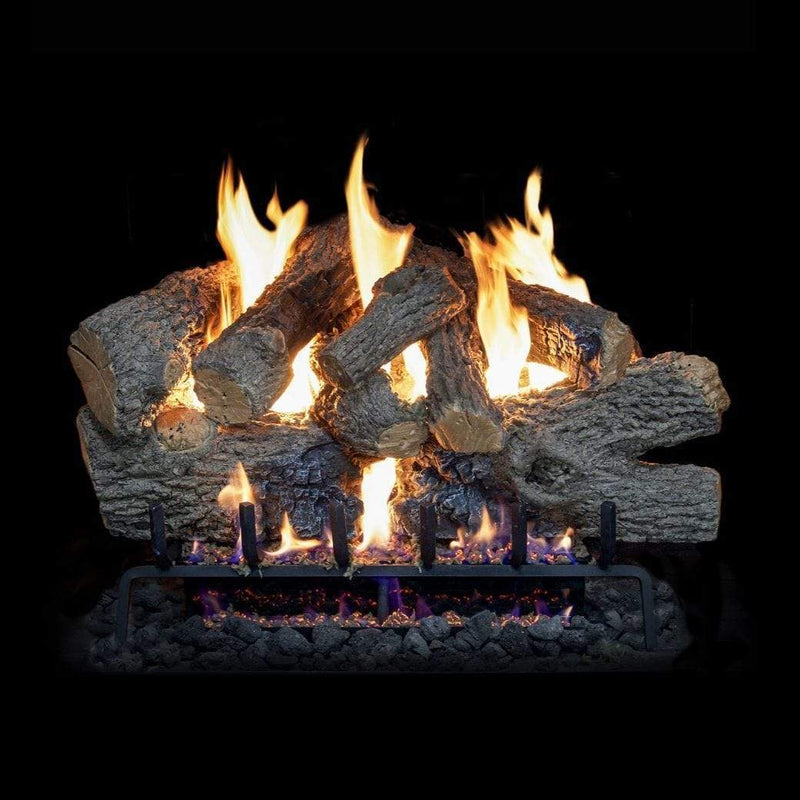 Real Fyre 24" Charred Royal English Oak Gas Log Set
