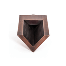 The Outdoor Plus Copper/Stainless Steel V-Shaped Scupper