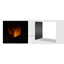 Majestic - Reflective Black Glass Interior Panels for Pearl II Peninsula & See-Through DV Fireplaces