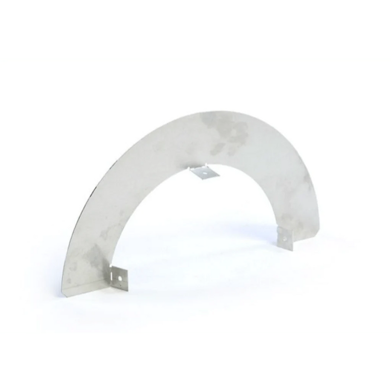 Kingsman - Heat Deflector Siding Shield for Horizontal Round Chimney Termination
