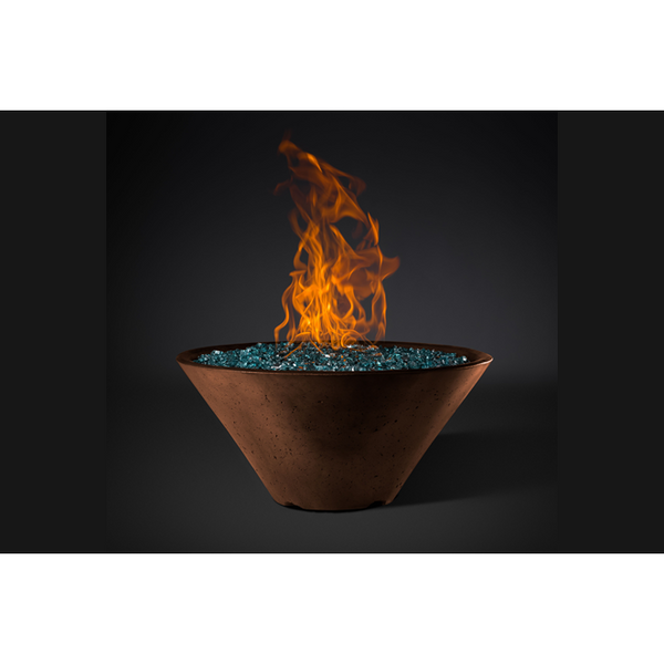 Slick Rock | Concrete Ridgeline Conical Fire Bowl with Match Ignition