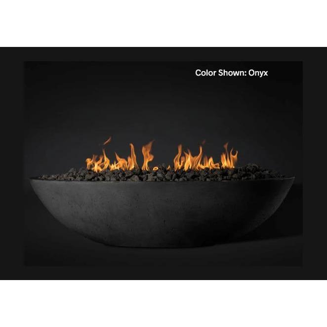 Slick Rock | Concrete  Oasis Oval Fire Bowl with Electronic Ignition 60"