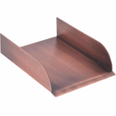 The Outdoor Plus Copper/Stainless Steel Straight Spillway Scupper