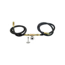 American Fireglass 48" x 14" Rectangular Drop-In Pan with Spark Ignition Kit - Natural Gas