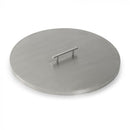 American Fireglass Stainless Steel Cover for 19" Round Drop-In Fire Pit Pan