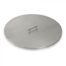 American Fireglass Stainless Steel Cover for 25" Round Drop-In Fire Pit Pan