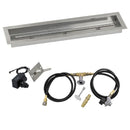 American Fireglass 30"x 6" Linear Channel Drop-In Pan with Spark Ignition Kit - Propane