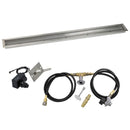 American Fireglass 72"x 6" Linear Channel Drop-In Pan with Spark Ignition Kit - Propane