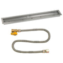 American Fire Glass 48"x 6" Linear Drop-In Pan with Match Light Kit - Natural Gas