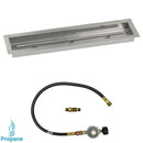 American Fireglass 30"x 6" Linear Drop-In Pan with Match Light Kit - Propane