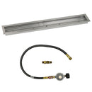 American Fireglass 48"x 6" Linear Drop-In Pan with Match Light Kit - Propane