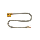 American Fireglass 18" Round Flat Pan with Match Light Kit (12" Ring) - Natural Gas