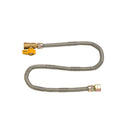 American Fireglass 24" Square Drop-In Pan with Match Light Kit (18" Fire Pit Ring) - Natural Gas