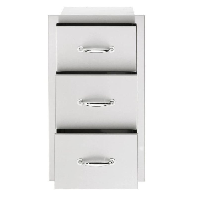 Summerset 17" Stainless Steel Flush Mount Single/Double/Triple Access Drawer