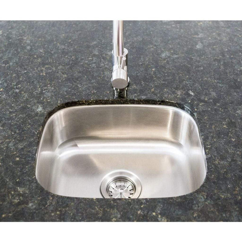 Summerset - 19" Stainless Steel Undermount Sink & 360º Hot/Cold Faucet