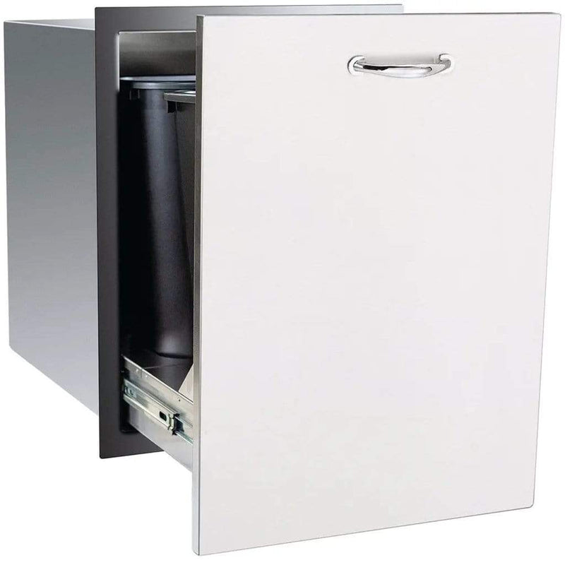 Summerset - 20" Stainless Steel Trash Recycling 2-Bin Pullout Drawer