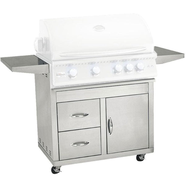 Summerset - Fully Assembled Door & 2-Drawer Combo Grill Carts for Sizzler Series (Cart Only)