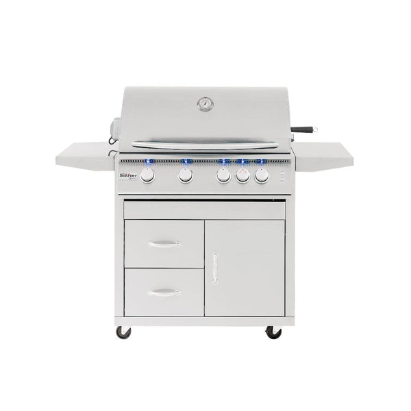 Summerset Sizzler Pro 32" Standalone 4-Burner Gas Grill