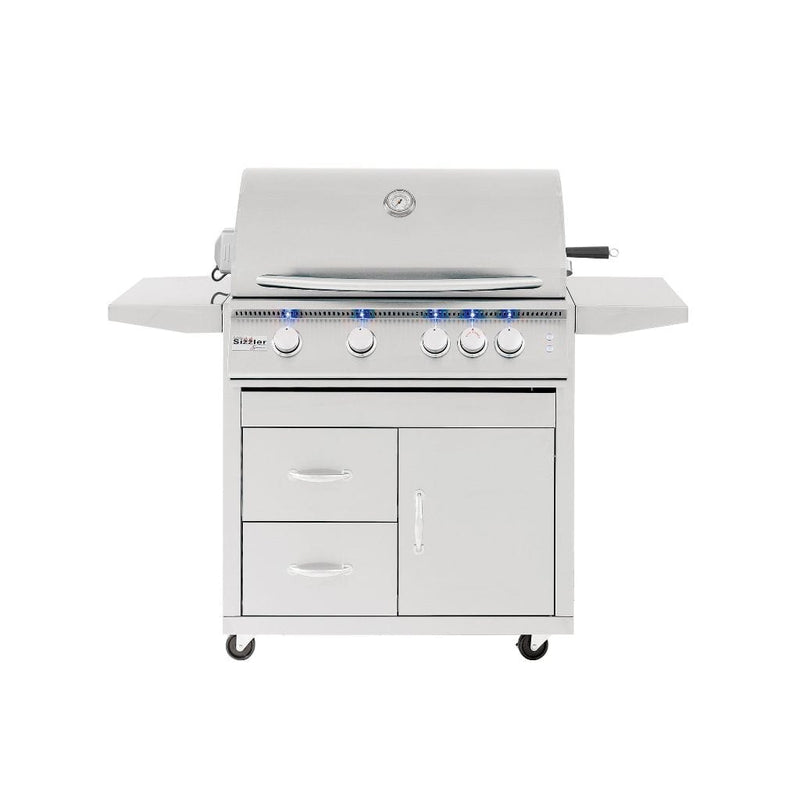 Summerset Sizzler Pro 32" Standalone 4-Burner Gas Grill