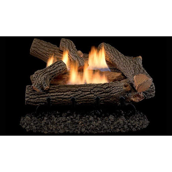 Superior | Crescent Hill Double-Flame Concrete Log Set 18"