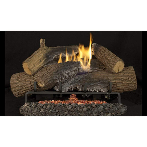 Superior | Rugged Stack Triple-Flame Concrete Log Set 18"