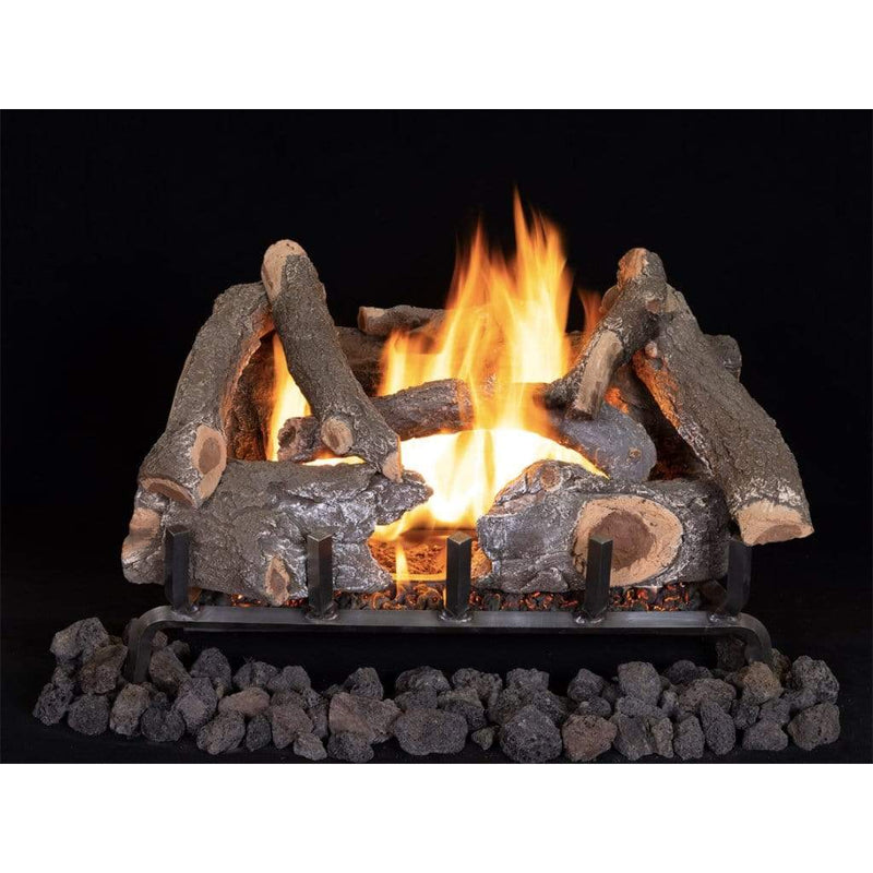Superior | Ozark Charred Oak Outdoor Vented Gas Logs Dual-Burner Series 24"