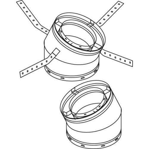 Superior | 30 Degree 12" HT Offset and 8" HT Return