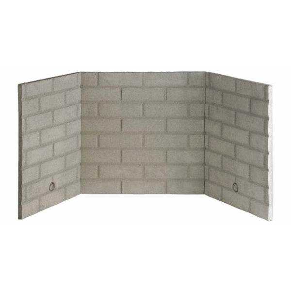 Superior | 42” White Stacked Ceramic Fiber Brick Liner