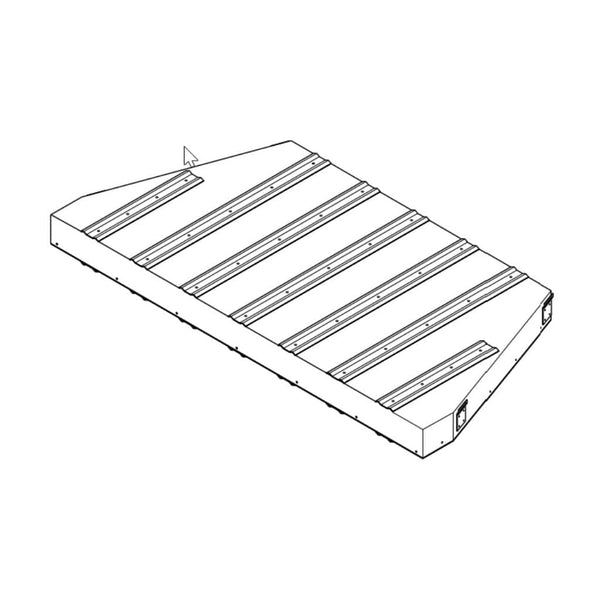 Superior | Combustible Floor Protective Hearth Spacer 48"