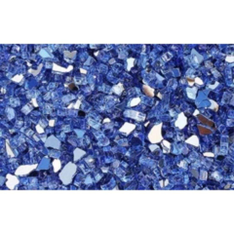 Superior | 5 lb Bag Sapphire Blue Crystal Large Crushed Glass Media